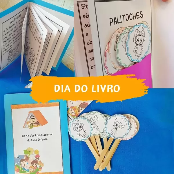 Livrinho para trabalhar o Dia Nacional do Livro Infantil