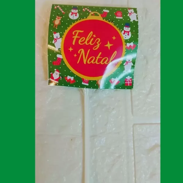 Tag Pirulito de Natal