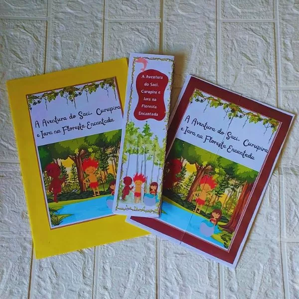 A Aventura do Saci, Curupira e Iara na Floresta Encantada 🌀🌳🧜♀️