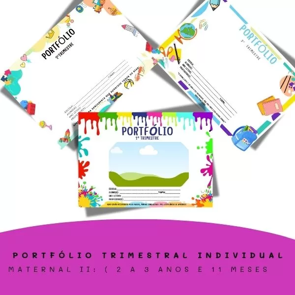 3 PORTFÓLIOS TRIMESTRAIS INDIVIDUAIS – MATERNAL II